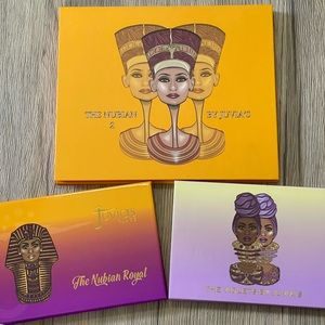 Julia’s Place Eyeshadow Palettes Nubian 2, Royalty, and Purples Vegan & CF